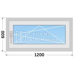 Окно из алюминиевого профиля AL-240